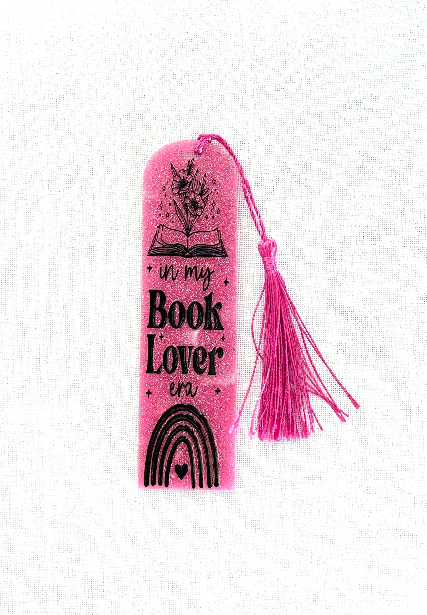 Acrylic Glitter Bookmark