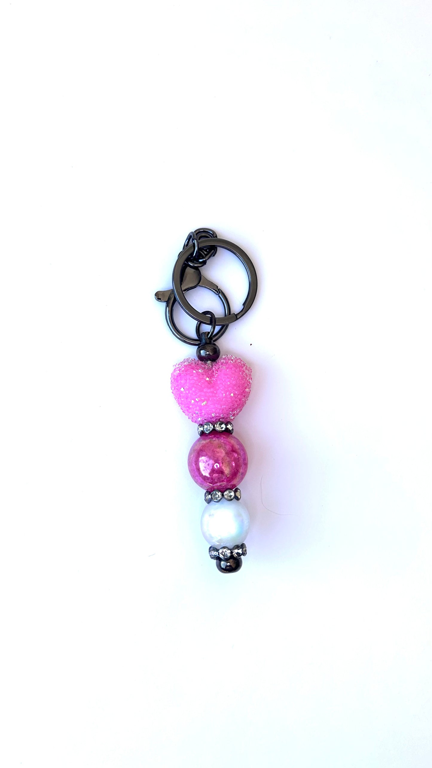Acrylic & Glass Beaded Keychains