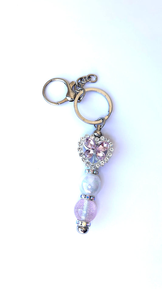 Acrylic & Glass Beaded Keychains