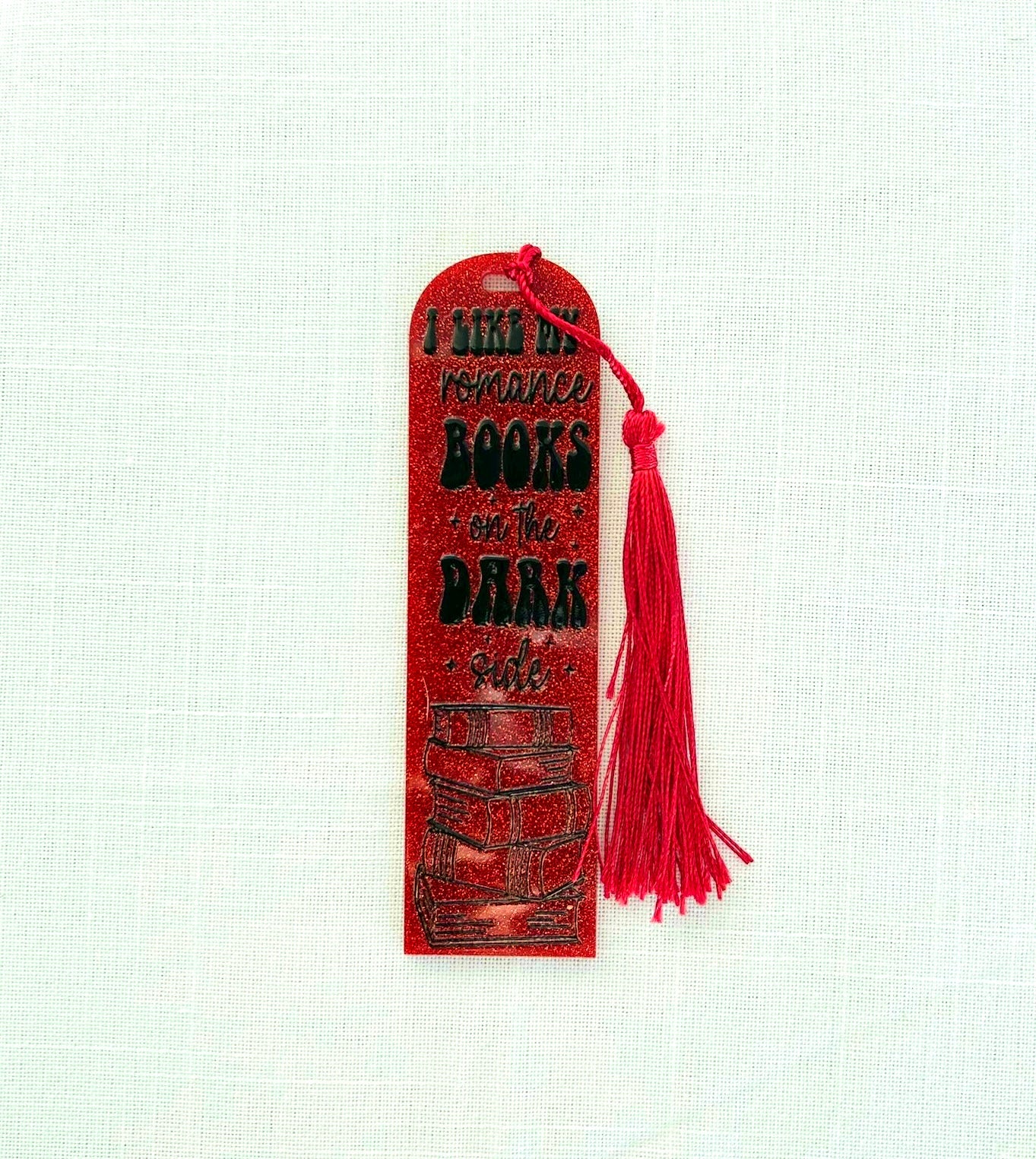 Acrylic Glitter Bookmark