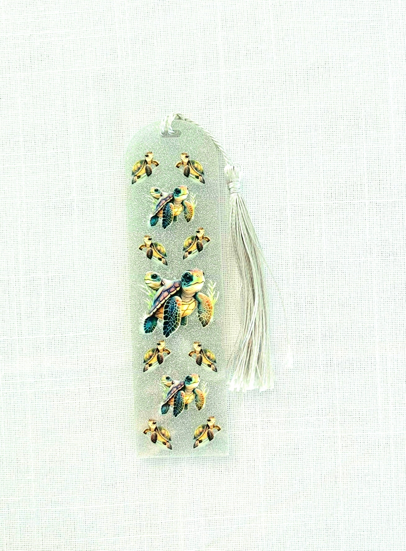 Acrylic Glitter Bookmark