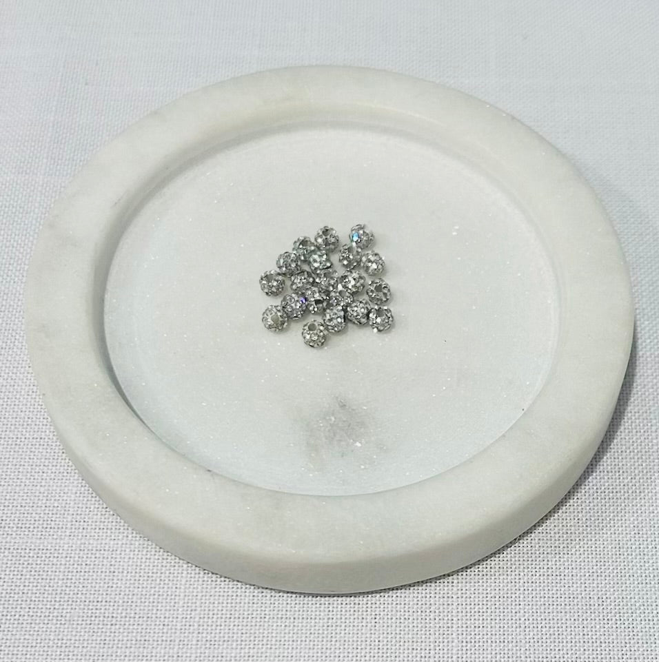 4mm Rhinestone Beads - 20 pack