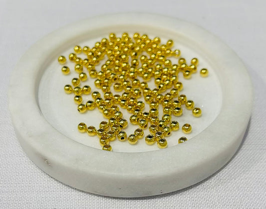 4mm Gold Beads - 5g