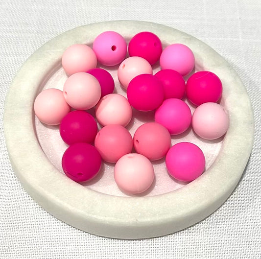 15mm Silicone Plain Colour - 20 pack